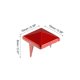 thumbnail image 2 of Uxcell 50Pcs Square Pyramid Rivets, 10mm Two-Jaw Studs Spikes, Copper Punk Rock Nailhead Spots (Red), 2 of 7