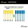 thumbnail image 2 of Champion Sports Soft Polo Set, Blue/Yellow, 24" L Sticks, 2 of 4