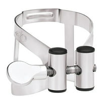 Vandoren M|O Ligature and Plastic Cap for Bb Clarinet; Pewter Finish