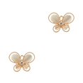 thumbnail image 1 of sweethay Bufanda anillo elegante chal Clip bufandas broche galvanoplastia aleación Vintage envoltura abrazadera cierre titular Scalewing estilo Blanco 2Conjunto, 1 of 6