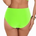 thumbnail image 5 of HCNTES Period Swimwear-Menstrual Swimsuit Bikini Bottoms-High Waisted Leakproof Swim Bottoms for Teens Girls and Women(Green,XXL), 5 of 9