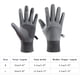 thumbnail image 4 of Guantes cálidos de invierno NikouMX guantes de ciclismo táctiles a prueba de viento negro gris claro azul marino gris M L, 4 of 8