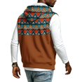thumbnail image 6 of Iaqnaocc Vest for men Casual Ethnic Style Windproof Tank Tops Sleeveless Jackets for Travel Hiking Fishing Saffron 2XL, 6 of 7