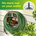 thumbnail image 5 of DF OMER Plastic Garden Water Hose Holder with Storage Compartment Fits 150 ft. Hose – 10x5x5 in. Weatherproof Wall Mount Hose Rack Hanger for Outside with Shelf for Garden Equipment, 5 of 9