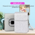 thumbnail image 2 of Unatoiry Retro Style PU Leather Travel for Liplay Case Replacement for Liplay Camera with Shoulder Strap white 1, 2 of 6