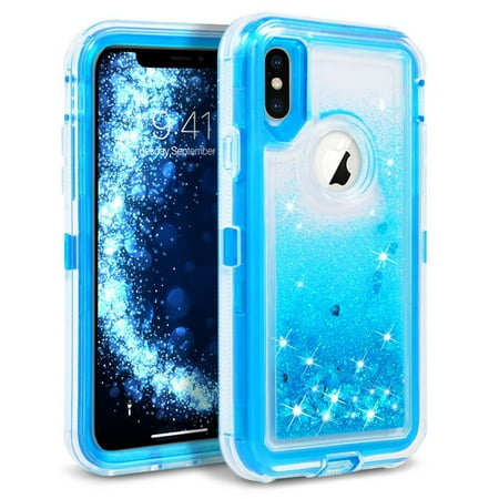 Kuteck IPhone X / 10 Holster Clip Cell Phone Case, Blue