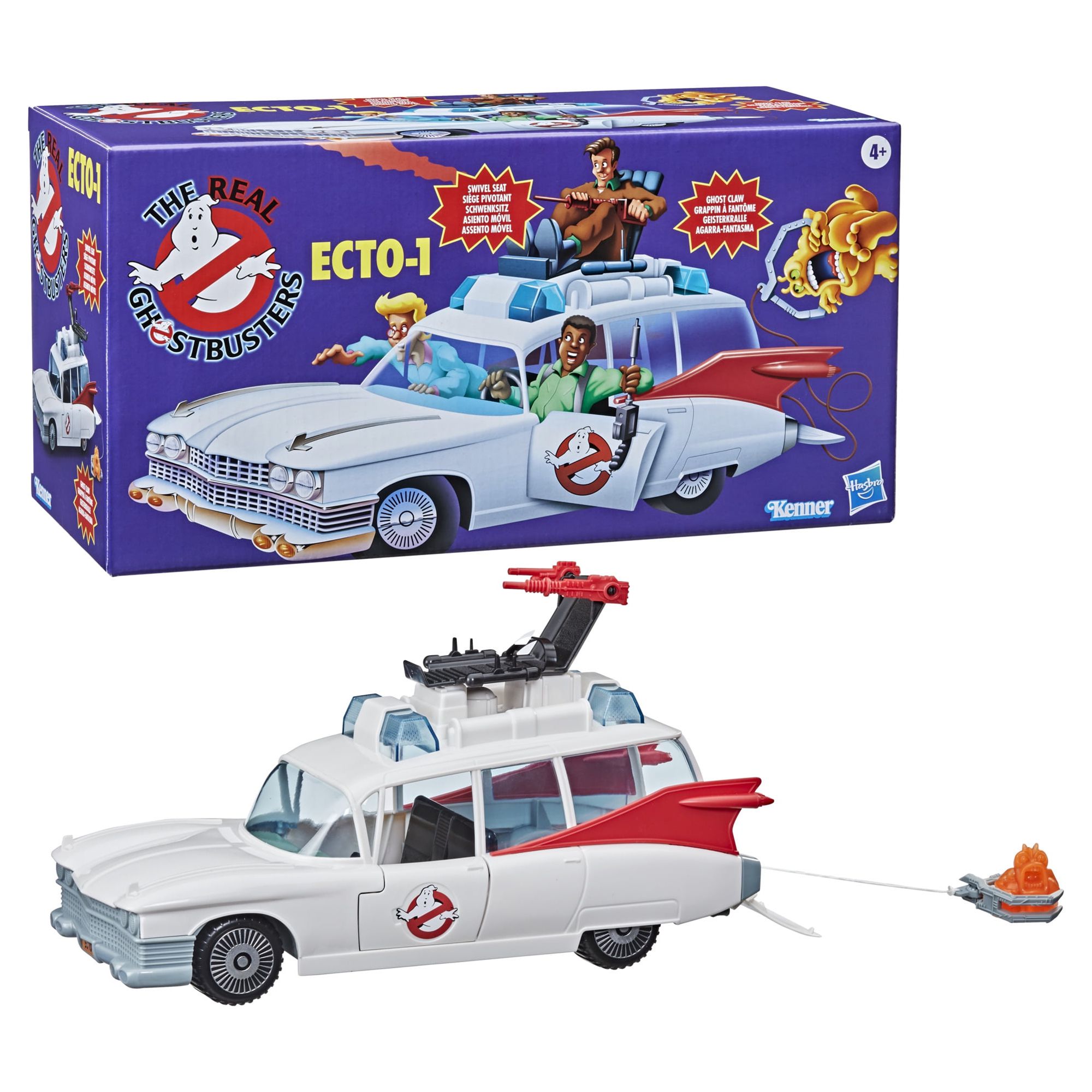 Ghostbusters Kenner Classics the Real Ghostbusters Ecto-1 Retro Vehicle - image 5 of 6