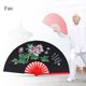 thumbnail image 4 of Qii lu Fan de Kung Fu,Fan de Tai Chi de Artes Marciales Abanicos de Bambu Plegables Chino Abanico Pr ara Decoración Hogare?a(Negro) Folding Fan Martial Spptty Atletismo, 4 of 8