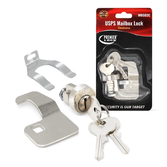Premier Lock USPS Mailbox Lock Clockwise with 3 HL1 Keys