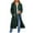 Green, variant on IROINNID Trench Coat for Women Casual Long Sleeve Loose Hooded Zip Up Solid Coat with Pocket,Black