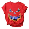 thumbnail image 2 of Brilliant Pajamas Fashion Womens Print Color Short Sleeve Print Tee Tops $5, 2 of 5