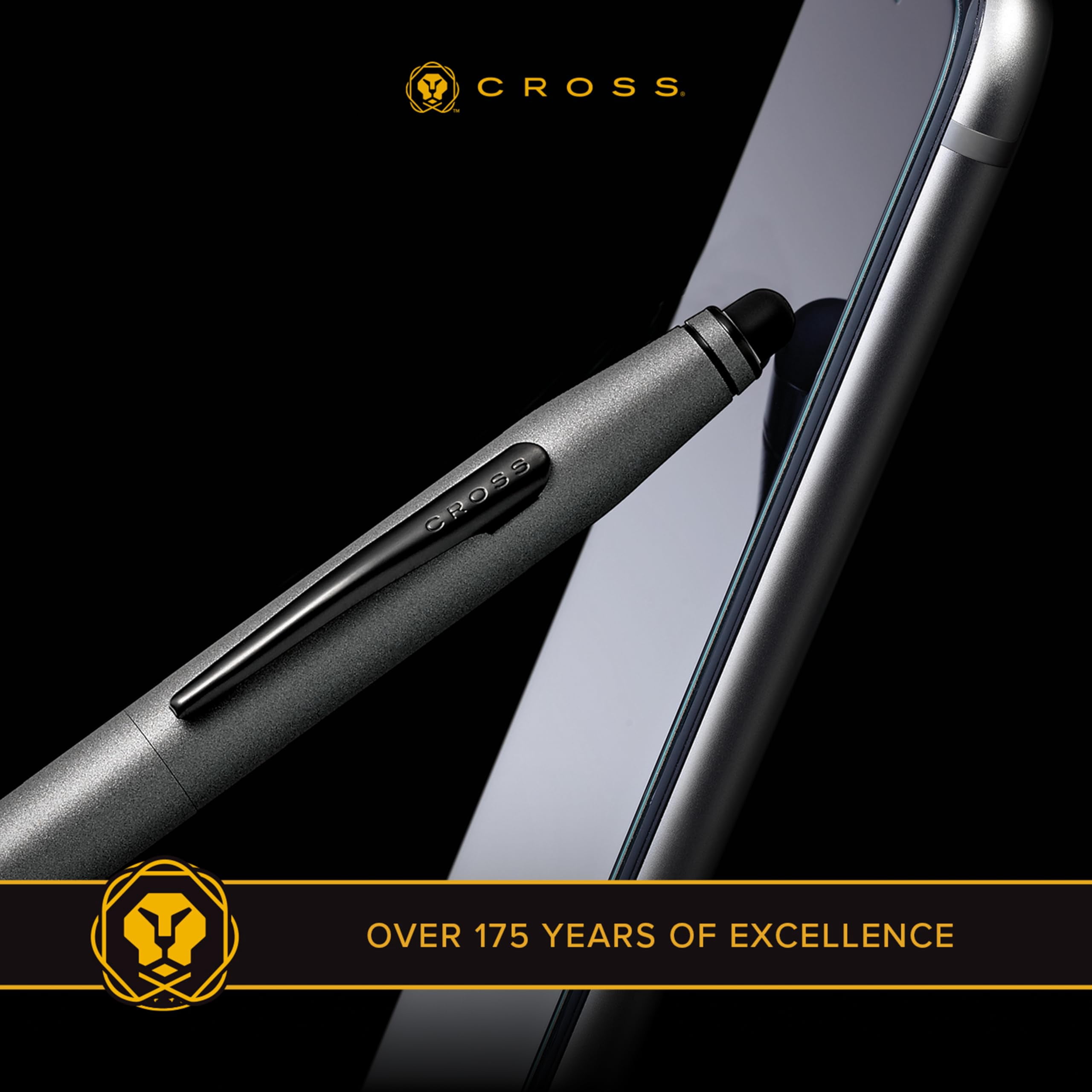 Cross Tech2™ Titanium Gray Dual-Function Ballpoint Pen with Stylus