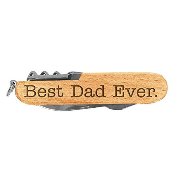 Fathers Day Gift For Grandpa Best Paw Paw Ever Laser Engraved Wood 8 Function Multitool Pocket Knife Dad Walmart Com Walmart Com