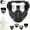 B, variant on Detachable Full Face Goggle Mask for Grass Cutting & Landscaping, Anti-Fog Impact Resistant Protective Face Shield, Dustproof Weed Eater Mask for Yard Work, Riding & Welding