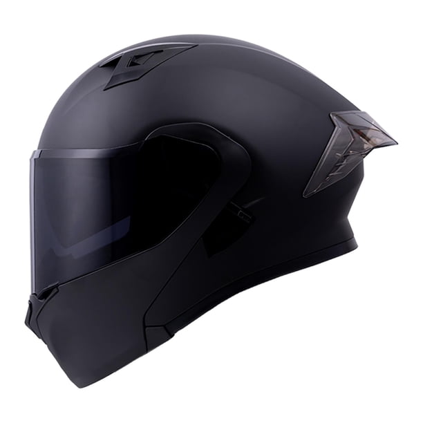 Casco Roda Rush Negro Mate Mica Humo Abatible Svs negro S