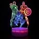 thumbnail image 1 of Lámpara de ambiente acrílica con cabecera enchufable, 1 of 4