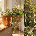 thumbnail image 6 of Single Potted Plant Suncatcher Hanging Ornament, Crystal Prism Rainbow Light Catcher for Windowsill Table Greenery Balcony, Minimalist Plant Decor Gift, 6 of 6