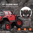 thumbnail image 3 of Camión todoterreno RC VEVOR Crawler a escala 1/24 Rock Crawler 4WD, 3 of 9