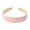 Pink, variant on Leather Headband Thin Hairband Lady Hair Accessory 1 Count, Pink