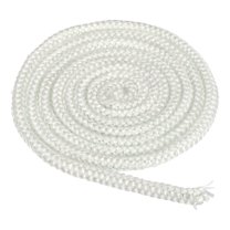 Uxcell 1/2"x 118" Wood Stove Gasket, Fiberglass Round High Temperature Resistance Seal Rope Replacement, White