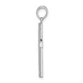 thumbnail image 2 of Finest Gold Sterling Silver Polished Tubular Latin Cross Pendant, 2 of 3