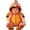 Orange-i, variant on Toddler Girls Boys Turkey Sleeveless Bodysuit with 3D Hooded Thankgiving Outfit 12-18 Months