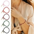 thumbnail image 3 of Hearth & Gear DIY Transfer Hand Rope Couple Red Rope Adjustable Personality Beaded Jewelry Mens Fitness Watch Pearls Necklaces for Women Rhinestone Necklaces Rhinestones Necklace for Women Wedding, 3 of 3