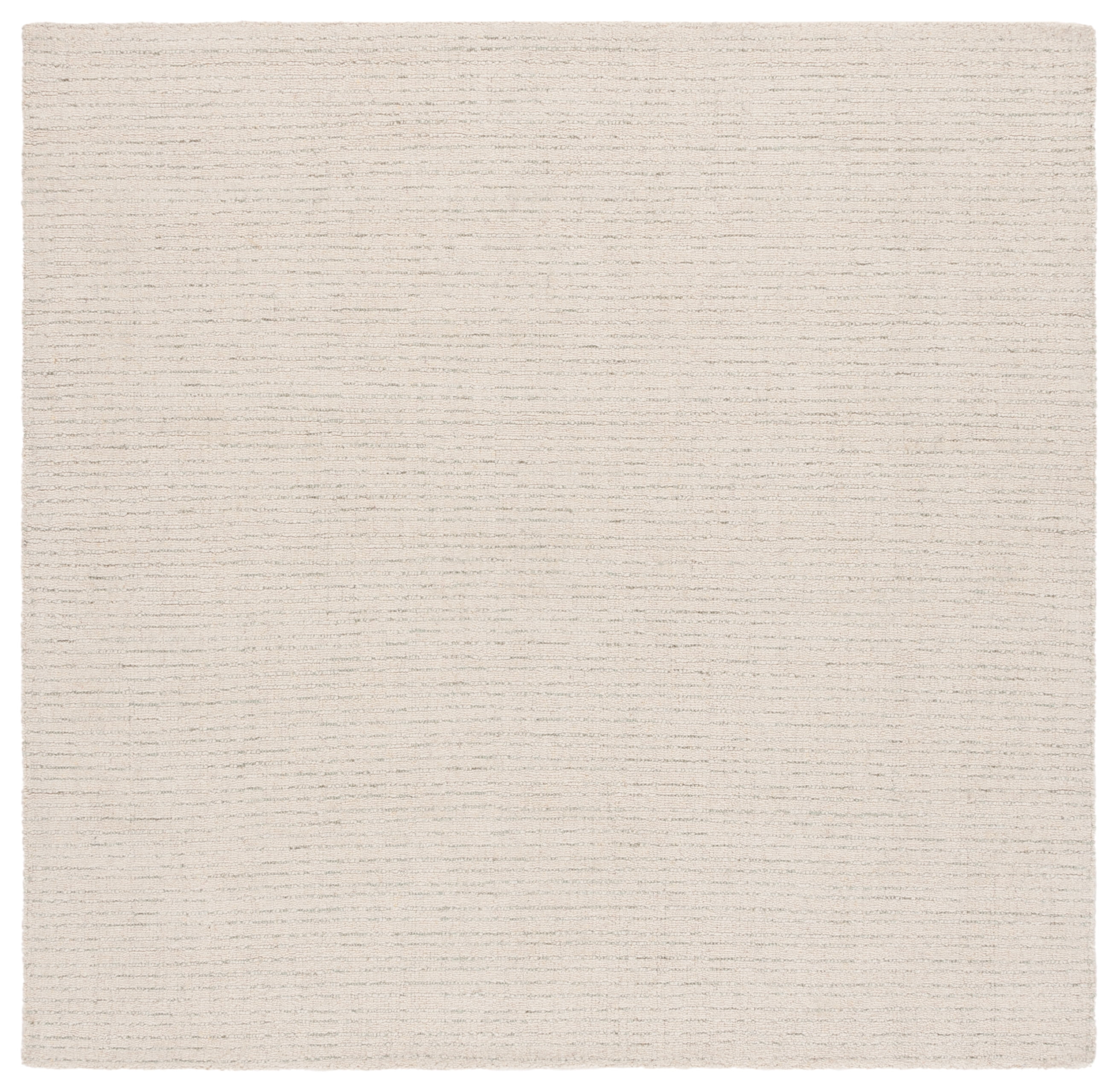 SAFAVIEH Abstract Emely Abstract Wool Area Rug, Ivory/Sage, 6' x 6' Square