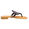 thumbnail image 2 of Pierre Dumas Rosetta-7 Black Fashion Slip On Womens Casual Open Toe Sandals (Black, 8.5), 2 of 4