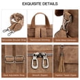 thumbnail image 7 of GOIACII Backpack Purse for Women PU Leather Medium Travel Backpack Fashion Designer Ladies Shoulder Bag Satchel Handbags with Tassel, 7 of 7