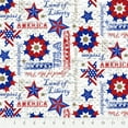 thumbnail image 5 of Create It 18"x21" Cotton Patriotic Precut Sewing & Craft Fabric Bundle, Multicolor 5 Piece, 5 of 15