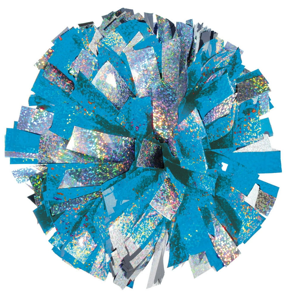 Chasse 2 Color Holographic Mix Cheer Pom Poms - Cheerleader Pom With