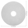 thumbnail image 2 of IFANLANDOR Tampons de Polissage pour Sol Tampons de Récurage pour Sol Tissu Blanc Usage Domestique 1Pcs, 2 of 8