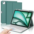 thumbnail image 1 of Funda con Teclado BORIYUAN para iPad Air 13" M3 M2, Bluetooth, 1 of 9