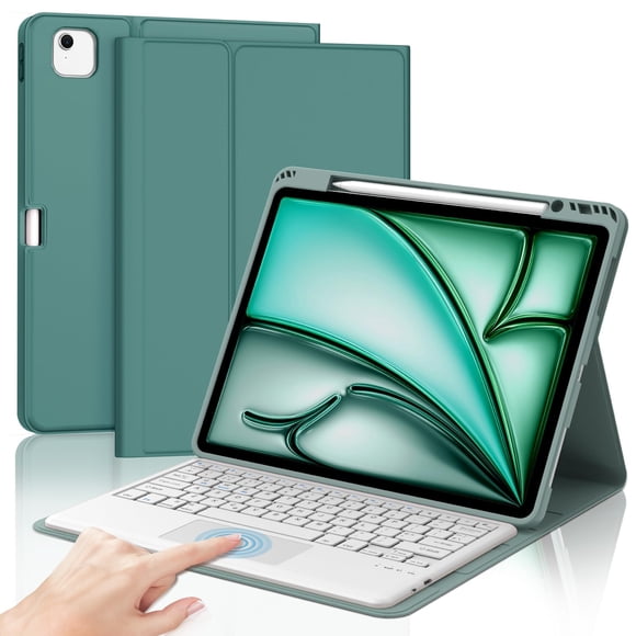 Funda con Teclado BORIYUAN para iPad Air 13" M3 M2, Bluetooth