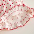 thumbnail image 7 of Girl's Summer Cute Shorts Ruffle Hem Casual Polka Dot Print Elastic Waist Shorts, 7 of 7