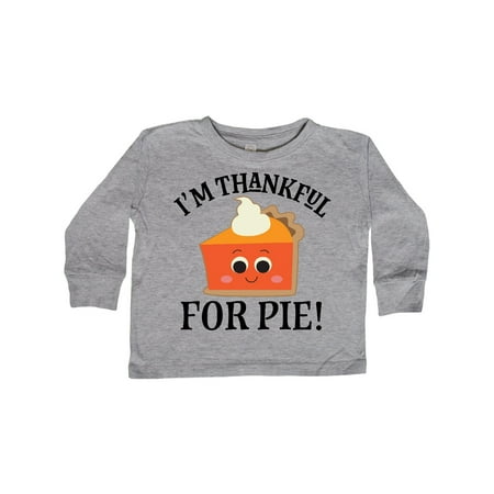 

Inktastic Thanksgiving Pumpkin Pie Gift Toddler Boy or Toddler Girl Long Sleeve T-Shirt