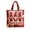 2D Tote Bag 3, variant on Christmas Tote Bag For Women, Reusable Quilted Shopping Tote With Reinforced Handles, Large Capacity Shopping Handbag Quilted Shoulder Carryall Vintage Bell Print