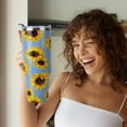 thumbnail image 2 of 40 oz Tumbler with handle,Insulated Tumbler with Lid and Straw,Vacuum Thermal Cup with Handle, 2 of 5