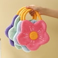 thumbnail image 5 of Hand Towels,Cute Flower Hand Towels with Hanging Loop,Hanging Hand Towels for Bathroom Kitchen,Quick Dry Hand Bath Towel, 5 of 8