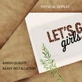 thumbnail image 3 of License Plate, Let's Go Girls Slogan Decorative Front,Personalized Stainless Steel License Plate Cover For Men Women,12.2" X 6.2", 3 of 7