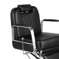 thumbnail image 3 of Sillón para Barbero Gran Shopping, Sistema Hidráulico de Altura Ajustable y Asiento Giratorio negro Unitalla, 3 of 7