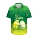 thumbnail image 4 of Camisas hawaianas divertidas de Pascua 2024 para hombres, camisas con botones con estampado de huevos de conejo, camisas casuales de verano para fiestas en la playa, blusas para hombres, 4 of 5