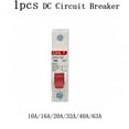 thumbnail image 6 of 1PCS DC Circuit Breaker DC 500V Unipolar MCB Solar PV 10 16 20 32 40 63 Amp, 6 of 8
