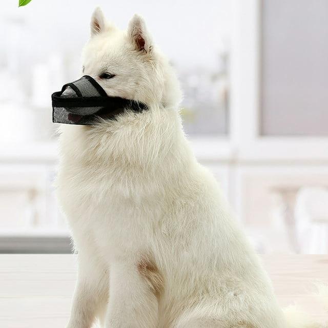 Anti-Bite Pet Mask, Medium-Large Breed Suit, Secure Straps + Reflective Design, Training Protection Gear, Durable Material, for Safe Handling, Non-Invasive Training Aid Akmoler Limited Stock