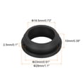 thumbnail image 2 of 4Pcs Snap Rubber Grommet Hole Plug Mount Dia 23mm ID 18.5mm H 9mm Seal Anti-Scratch Black, 2 of 5