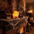thumbnail image 4 of YingYouFu Halloween Ghost LED String Lights, Battery Operated Waterproof Hanging Festive String Lights, Decorative Ambient Lights for Home Party Yard Indoor Outdoor Decoration, 4 of 7