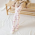 thumbnail image 3 of Dyfzdhu Winter Stockings For Women Fluffy Thickened Thermal Calf Socks Casual Dot Print Soft Thigh High Socks Christmas Gifts, 3 of 8