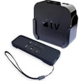 thumbnail image 1 of Apple TV mount, wall mount compatible with Apple TV 4th generation and 4K with silicone protective case for Siri remote, 1 of 5