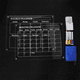 thumbnail image 5 of Calendario magnético para refrigerador, transparente, calendario mensual para refrigerador, calendario mensual de borrado en seco acrílico, planificador para refrigerador, calendario de, 5 of 8